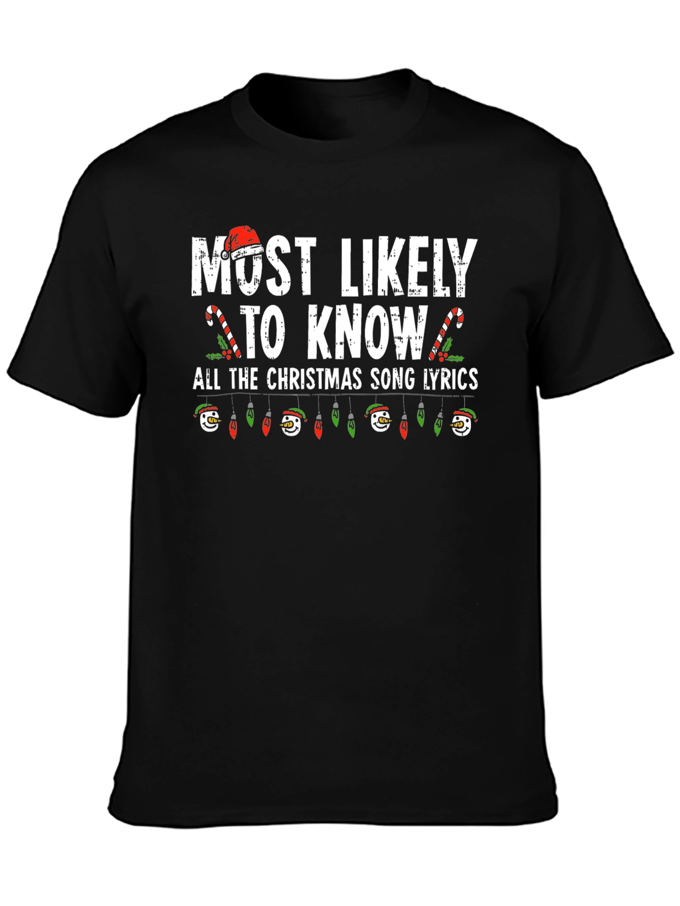 Christmas Song Lyrics T-Shirt