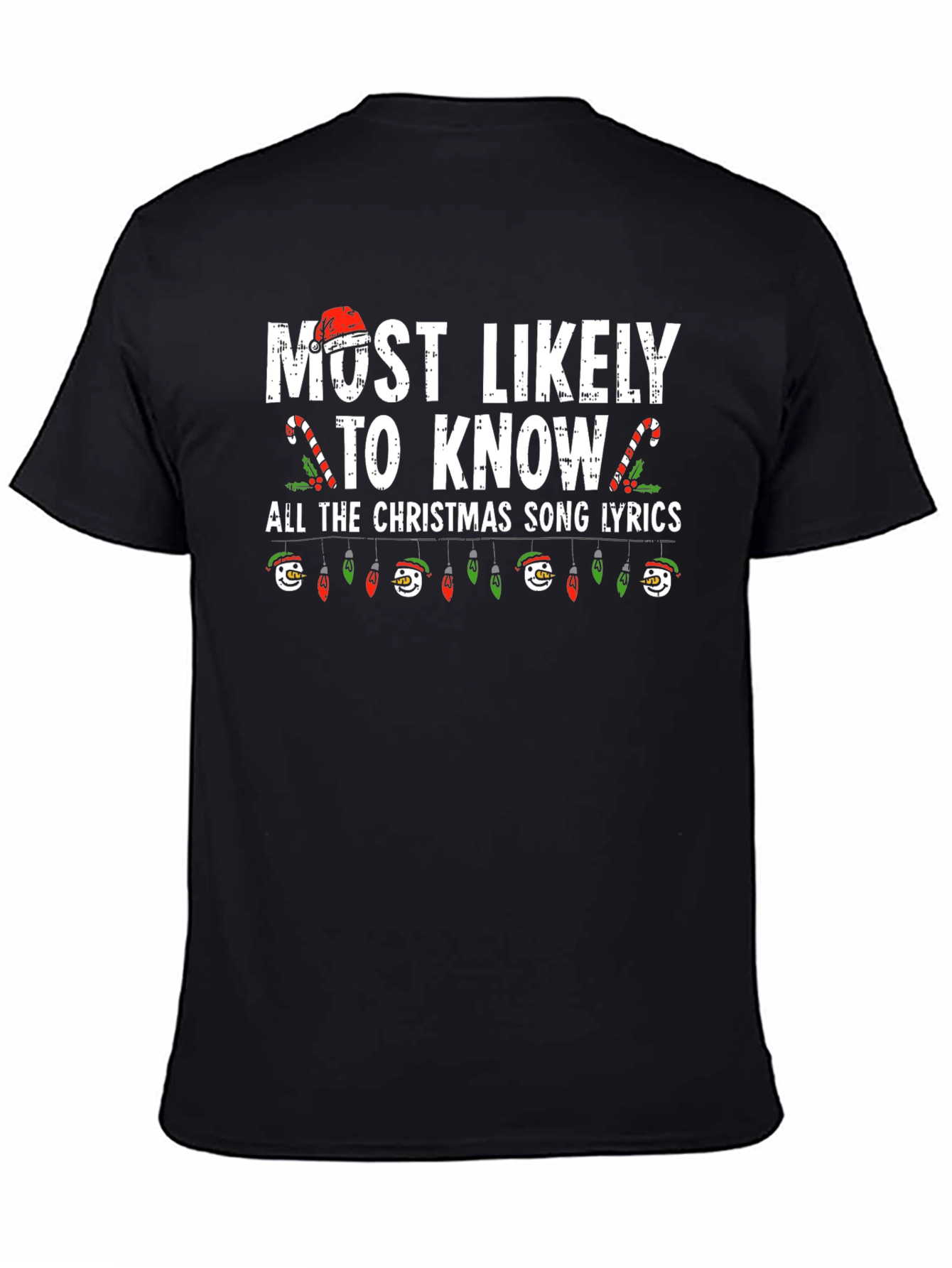Christmas Song Lyrics T-Shirt