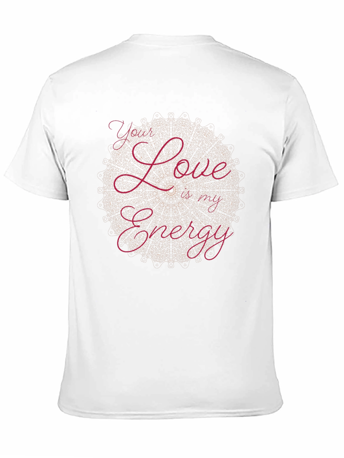 Love is My Energy Black Graphic Tee