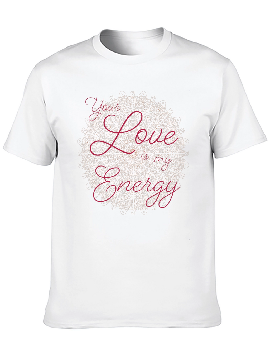Love is My Energy Black Graphic Tee