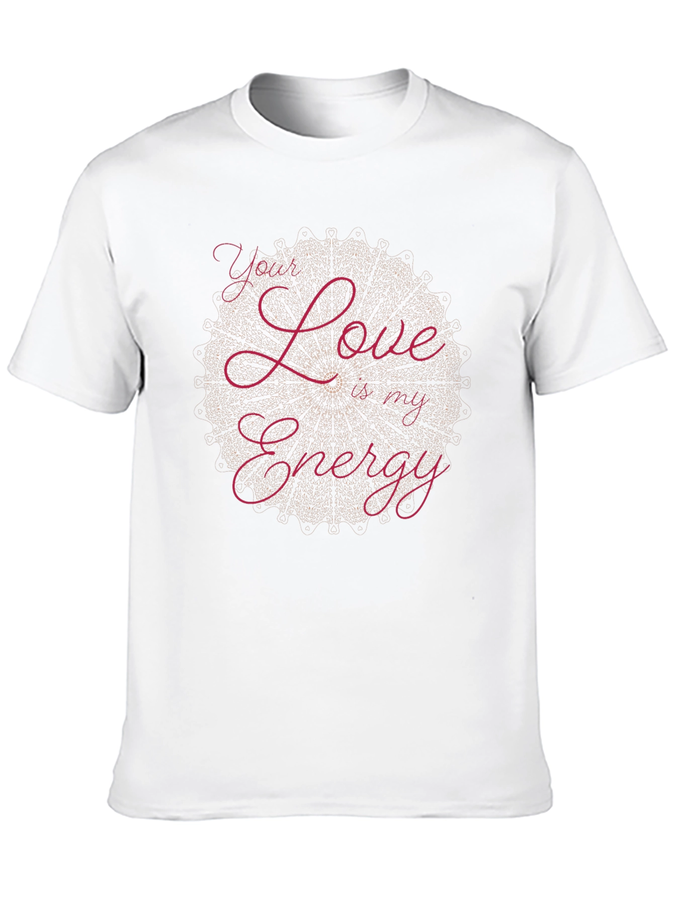 Love is My Energy Black Graphic Tee