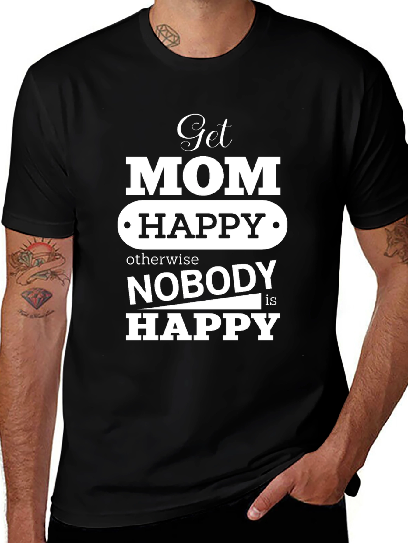 Get Mom Happy T-Shirt Mothers Day Gift