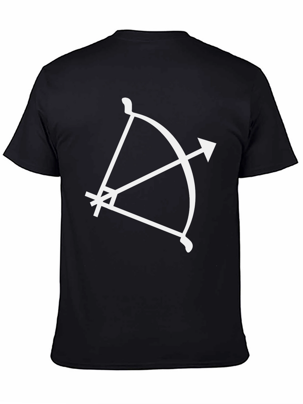 Archer T-Shirt - Black Bow and Arrow Design