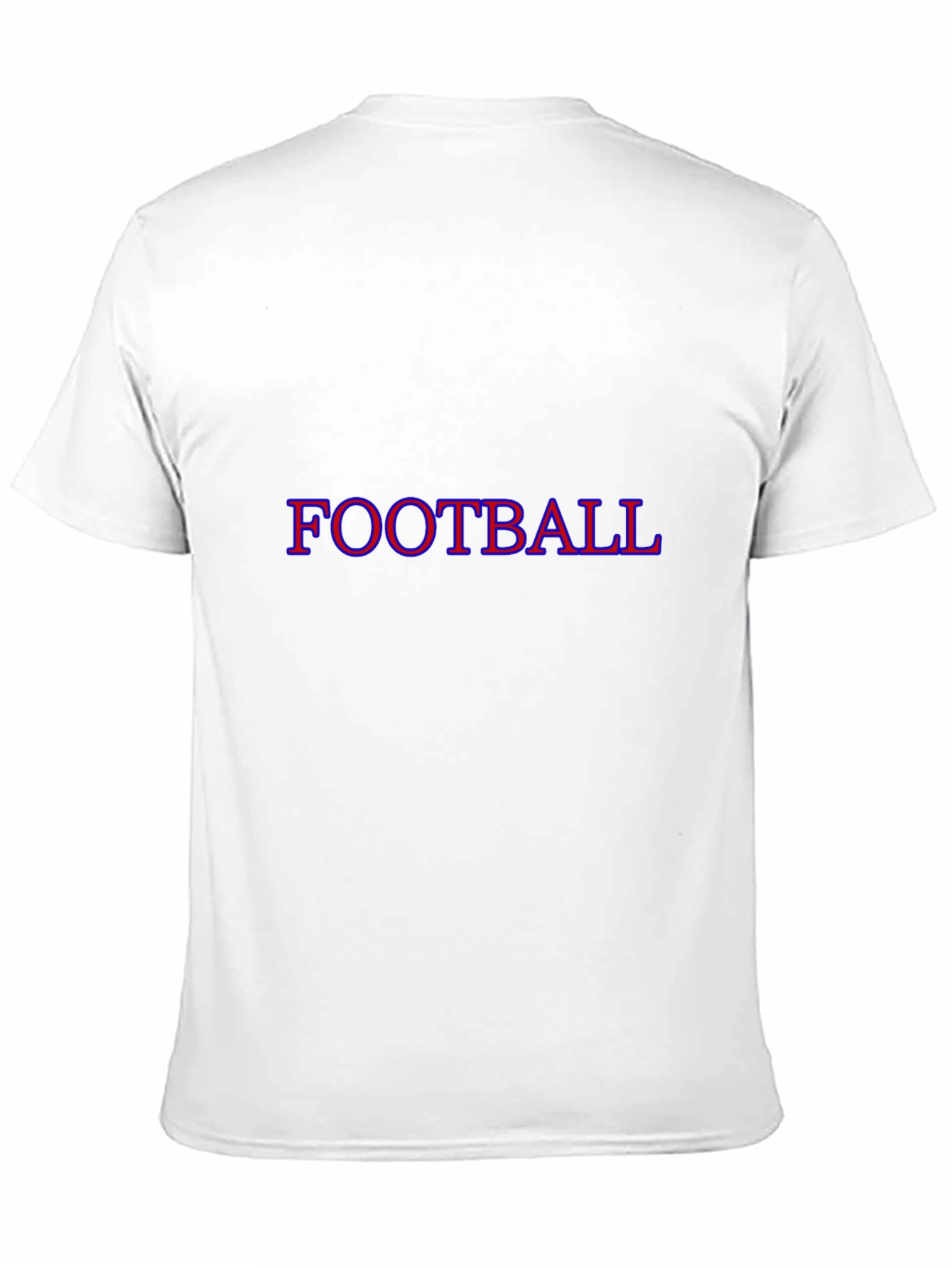 Football Graphic Tee - Black Cotton T-Shirt