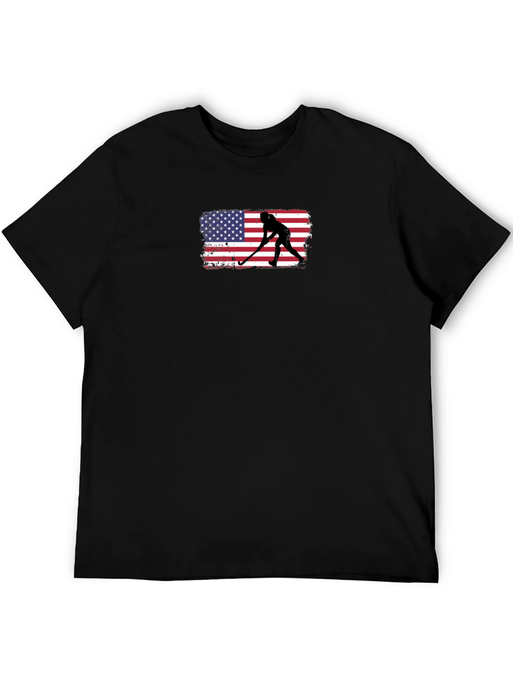 Hockey USA Flag Graphic Tee