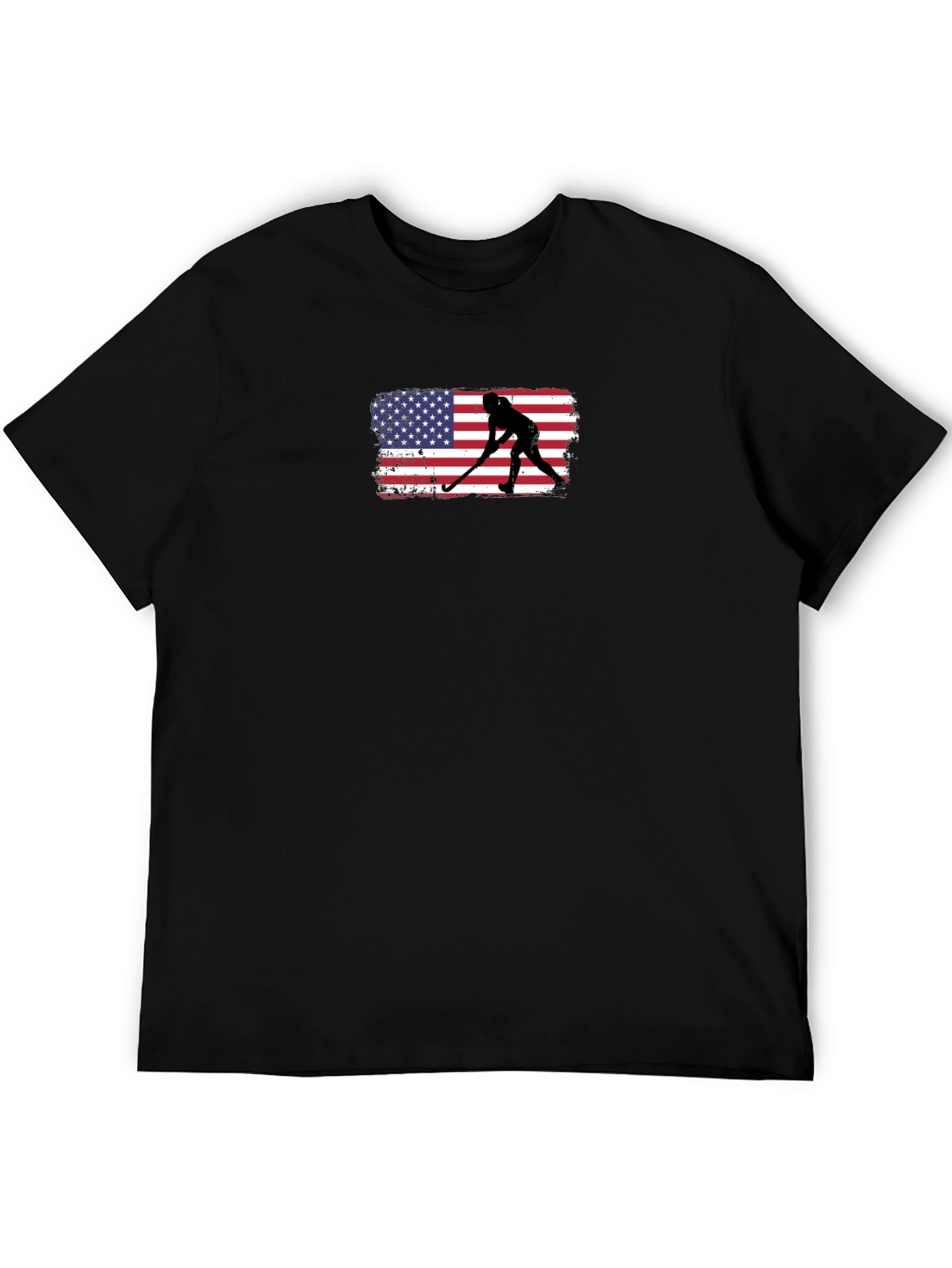 Hockey USA Flag Graphic Tee