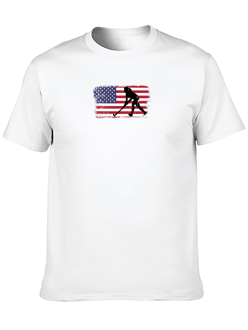 Hockey USA Flag Graphic Tee