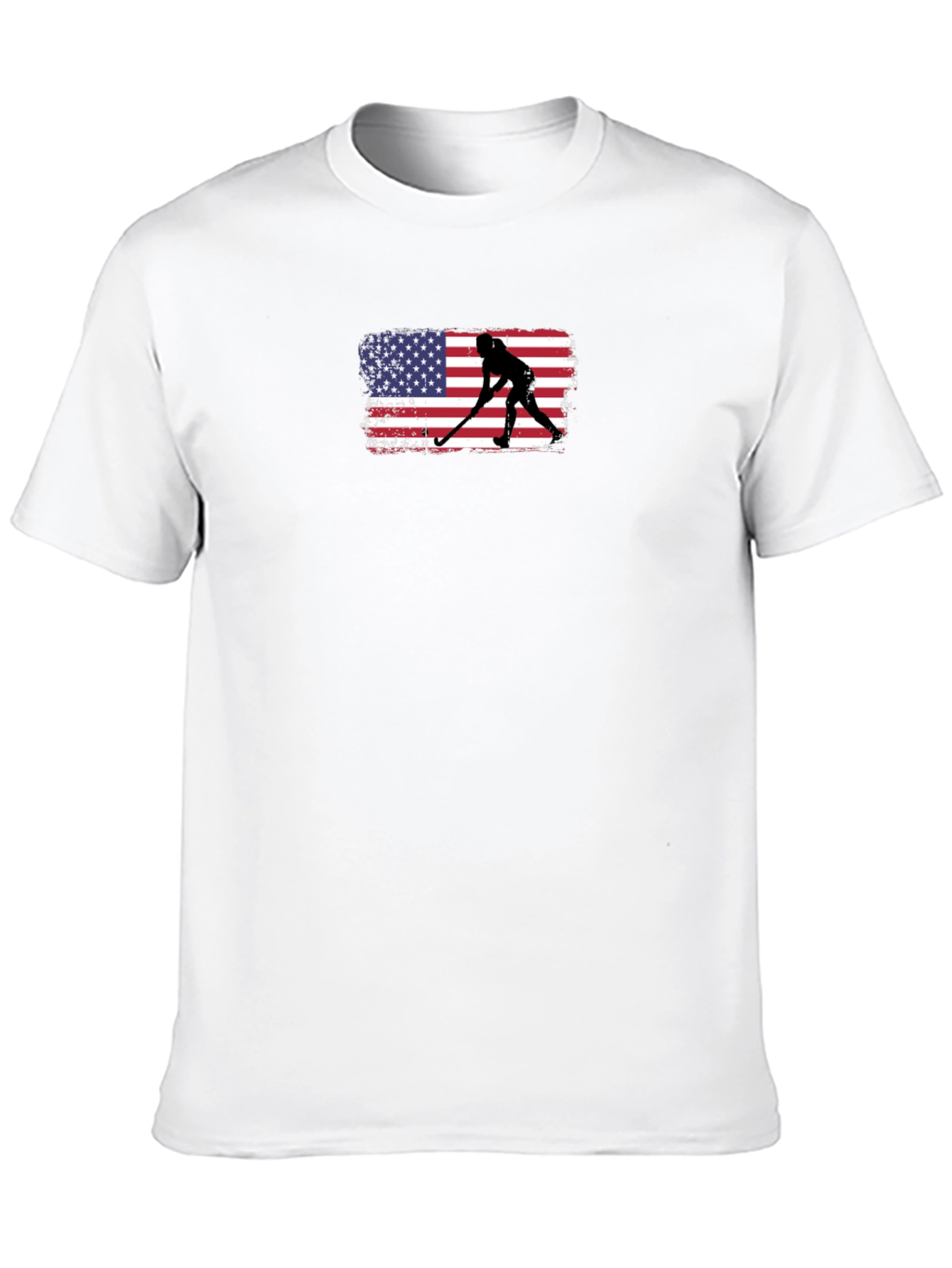 Hockey USA Flag Graphic Tee