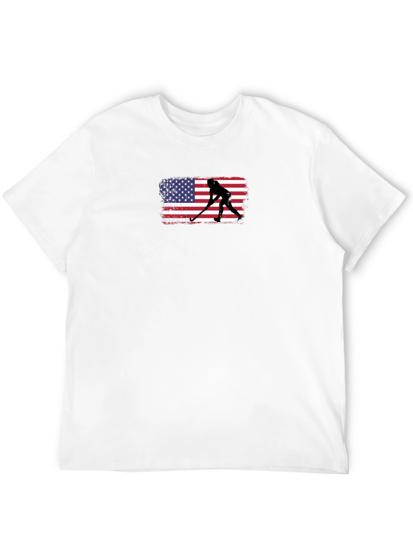 Hockey USA Flag Graphic Tee