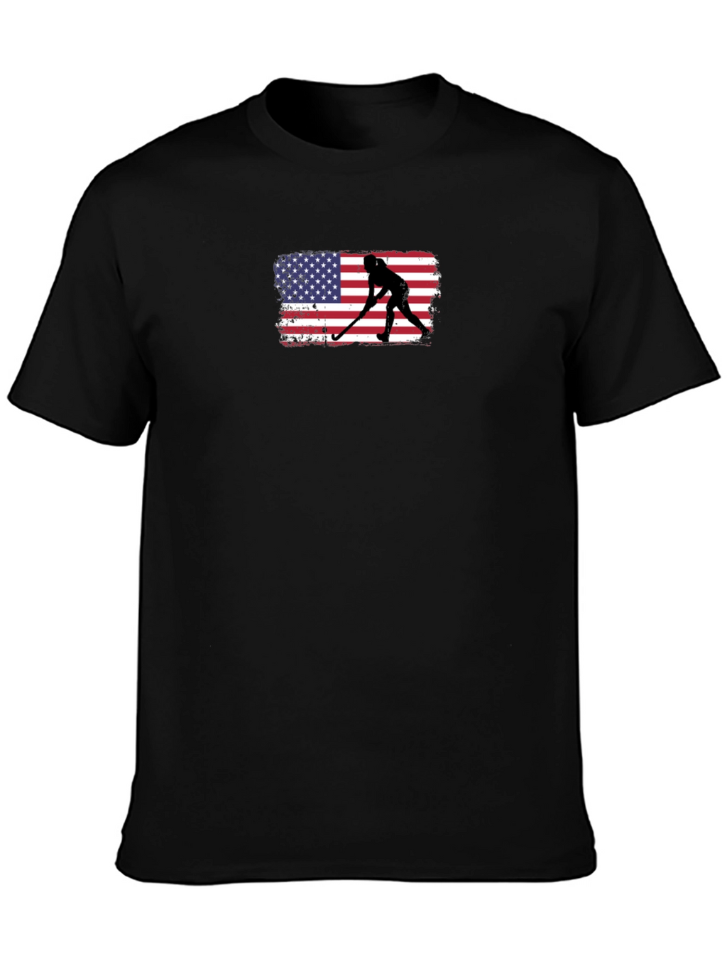 Hockey USA Flag Graphic Tee