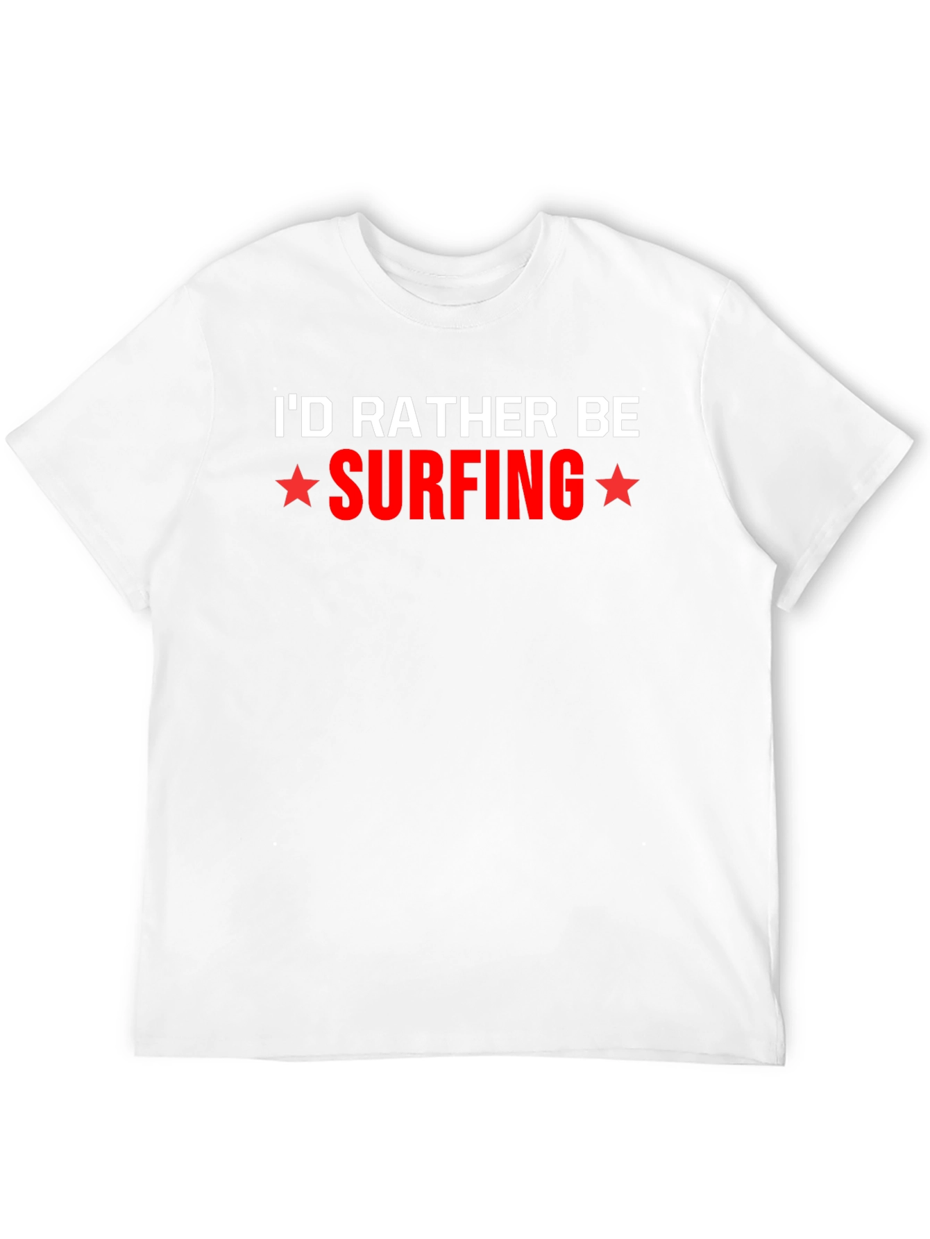 Id Rather Be Surfing Graphic Tee - Black