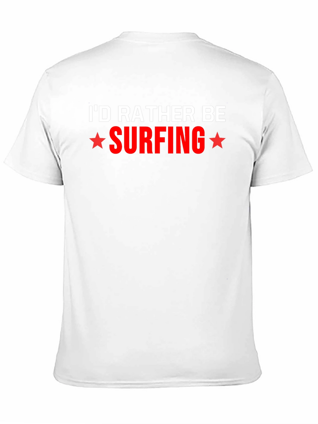 Id Rather Be Surfing Graphic Tee - Black