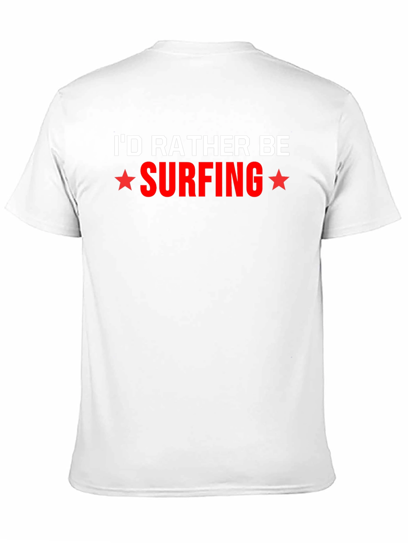 Id Rather Be Surfing Graphic Tee - Black