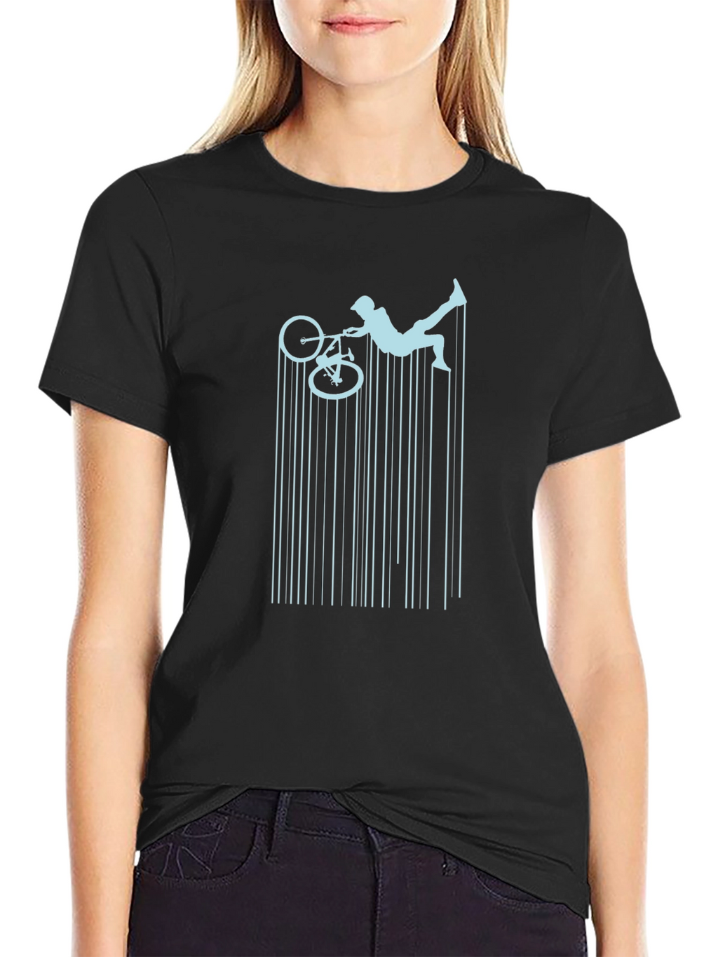BMX Rider T-Shirt - Black
