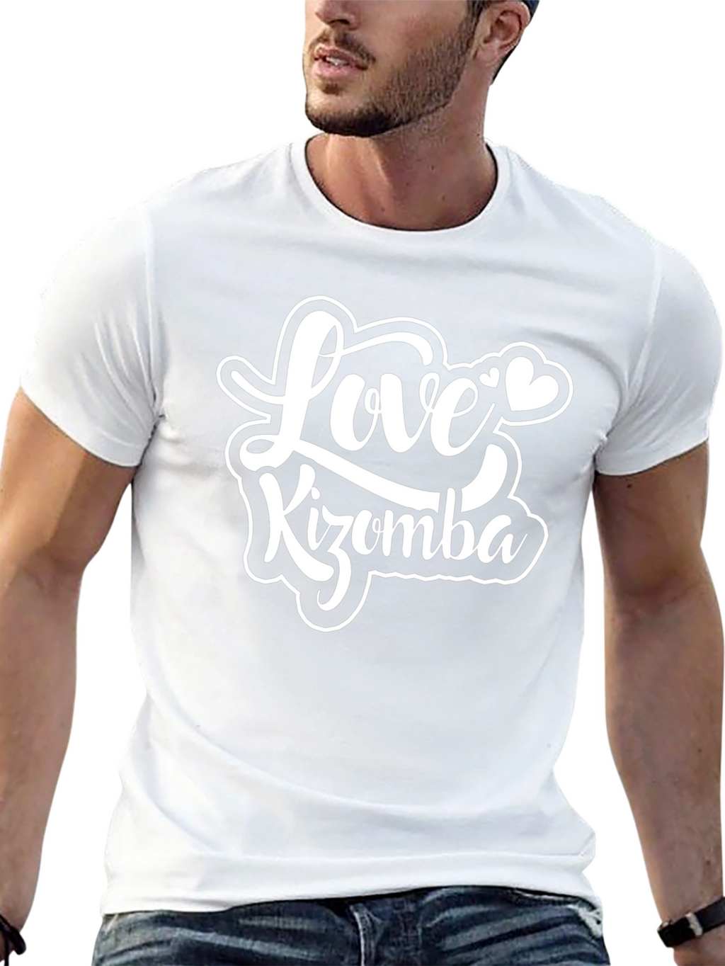 Love Kizomba Graphic Tee - Black Cotton T-Shirt