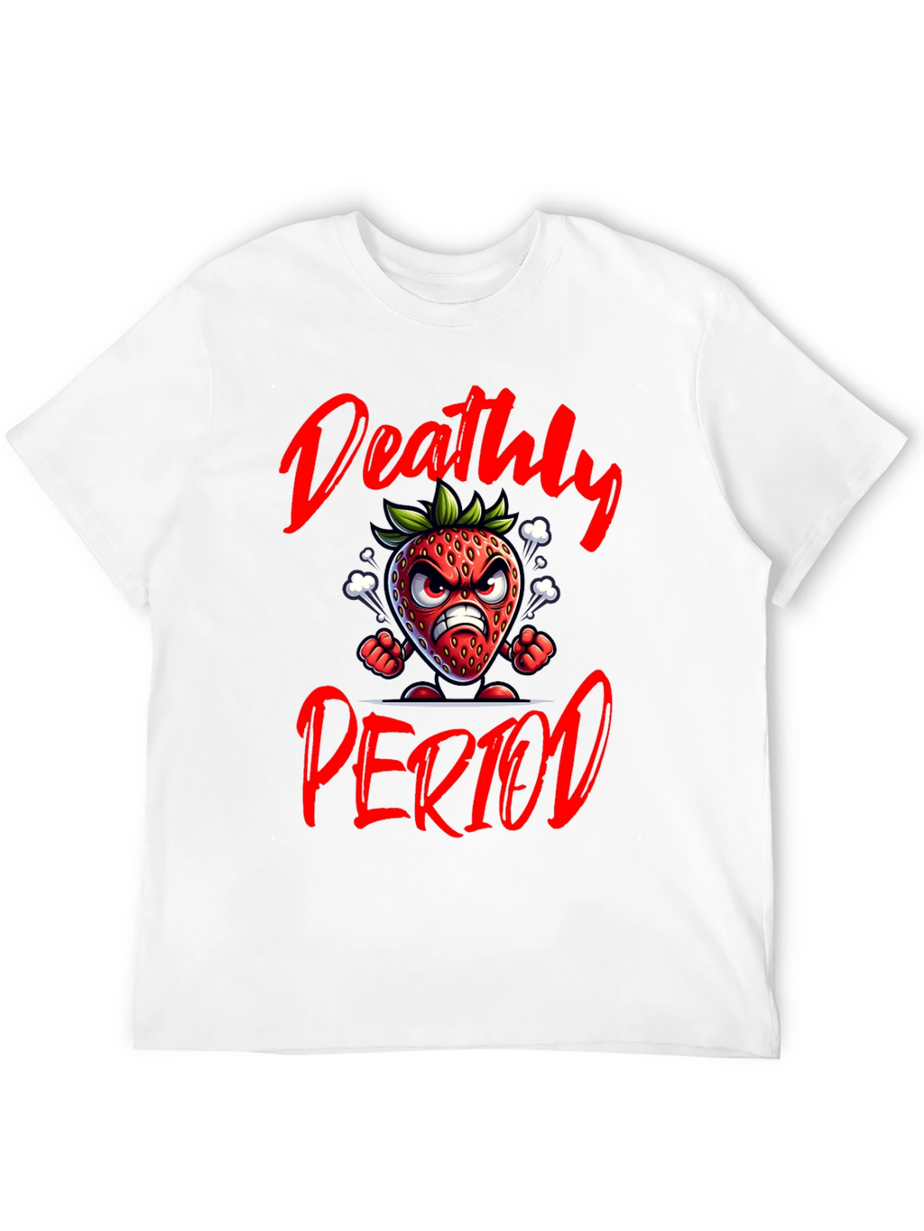 Deathly Period Graphic T-Shirt - Black