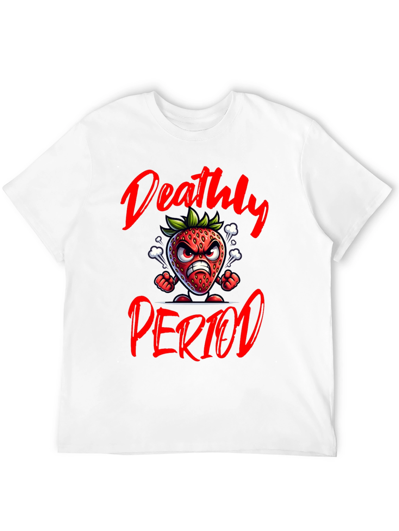 Deathly Period Graphic T-Shirt - Black