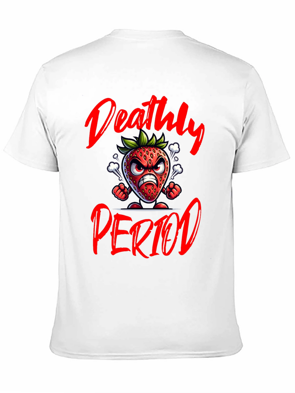 Deathly Period Graphic T-Shirt - Black