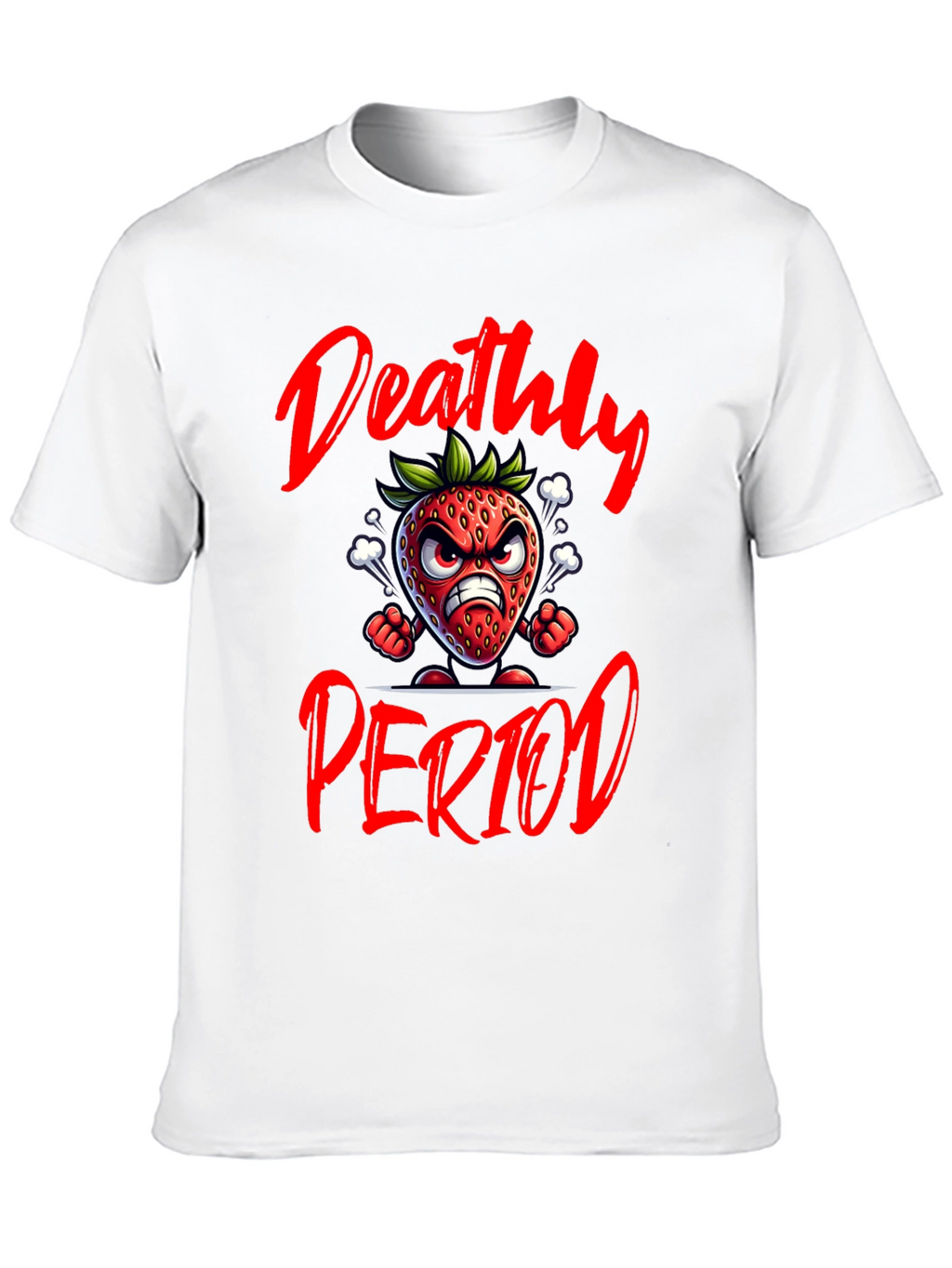 Deathly Period Graphic T-Shirt - Black
