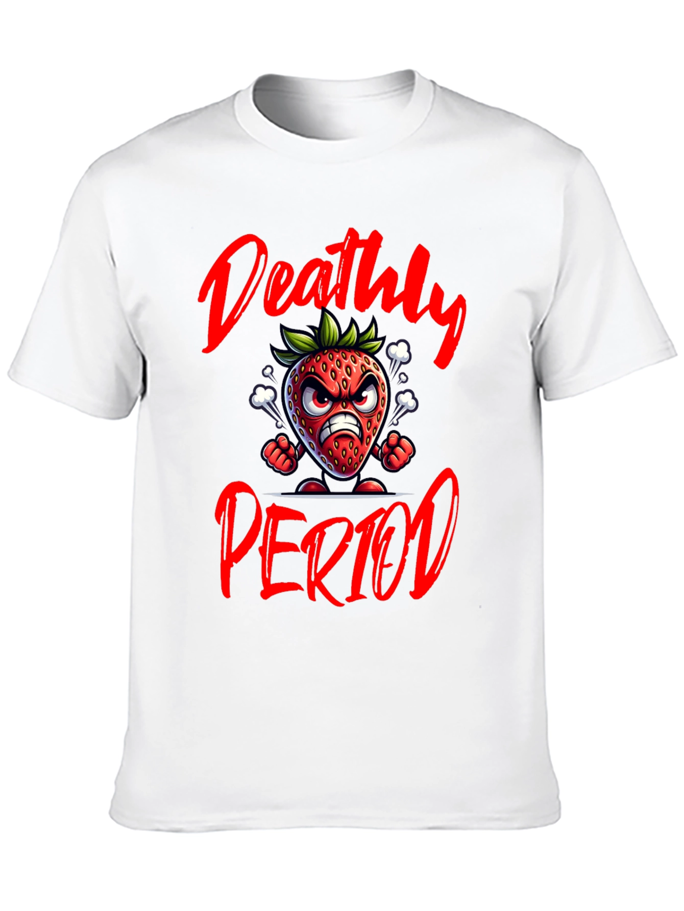 Deathly Period Graphic T-Shirt - Black