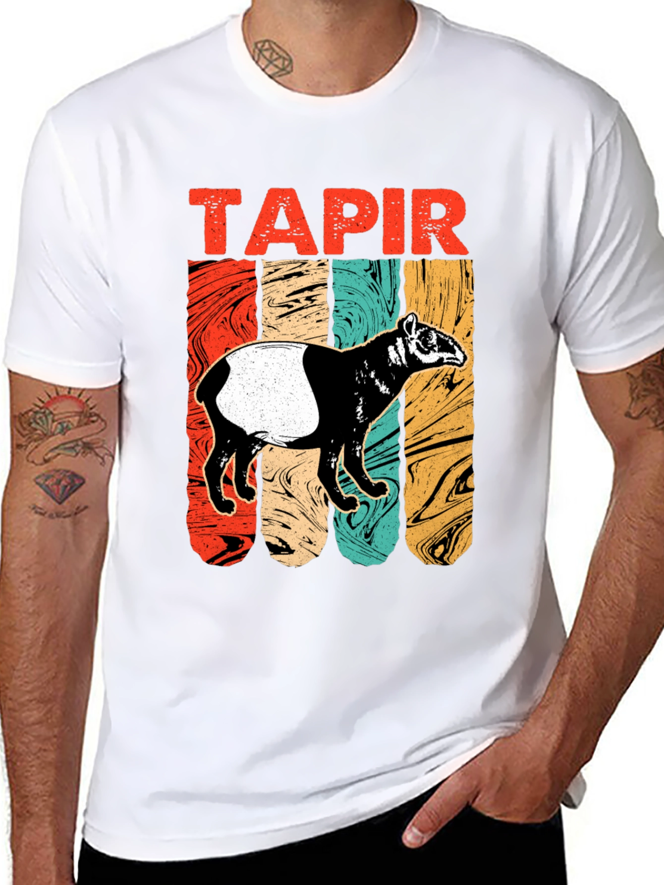 Vintage Tapir T-Shirt - Retro Animal Tee