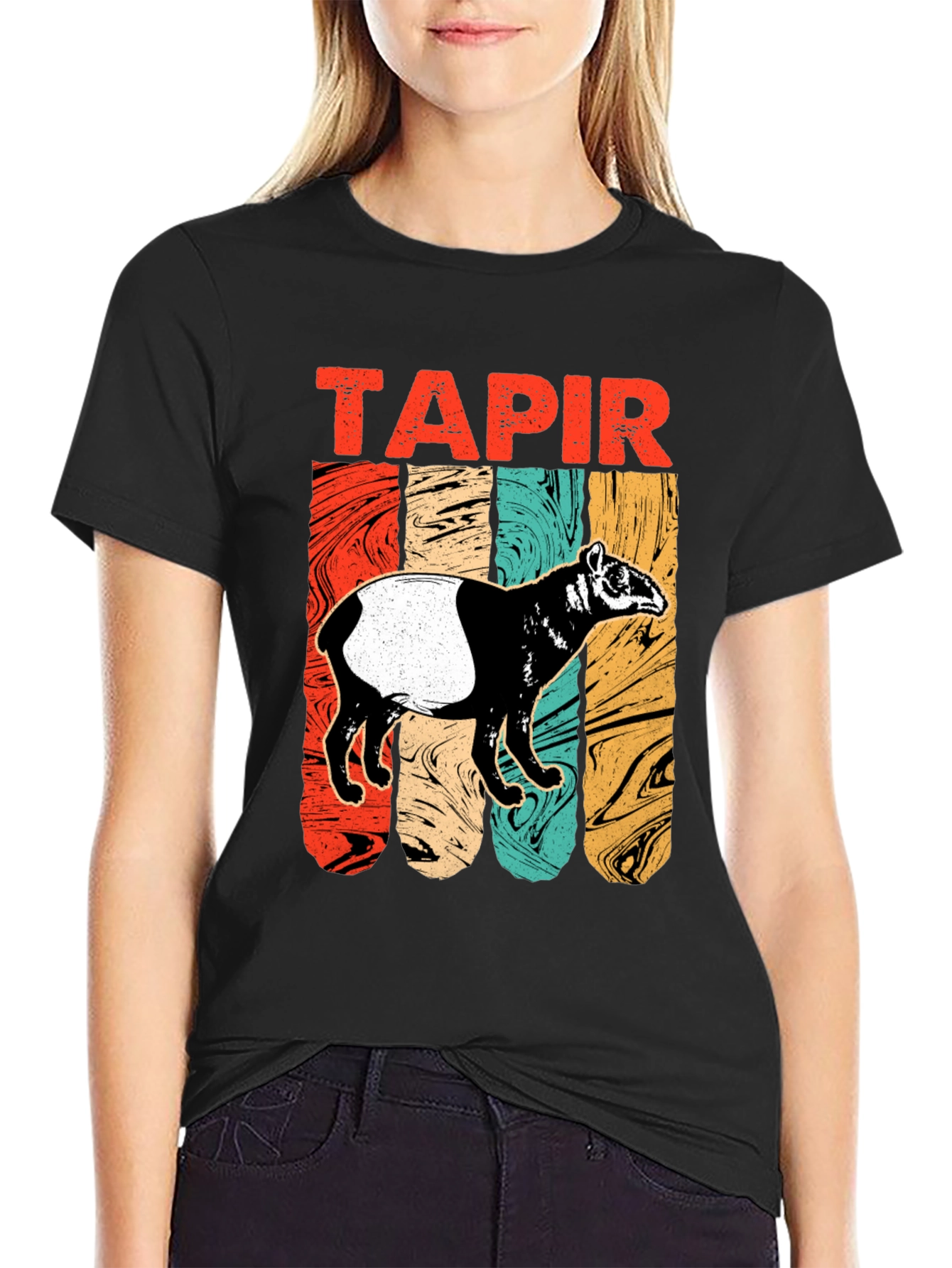 Vintage Tapir T-Shirt - Retro Animal Tee