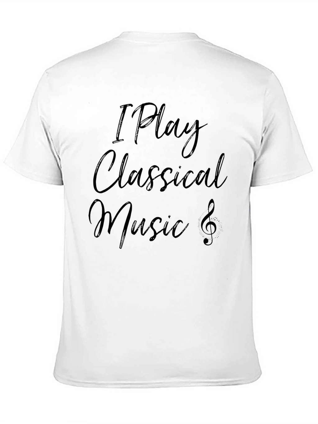 I Play Classical Music Black T-Shirt