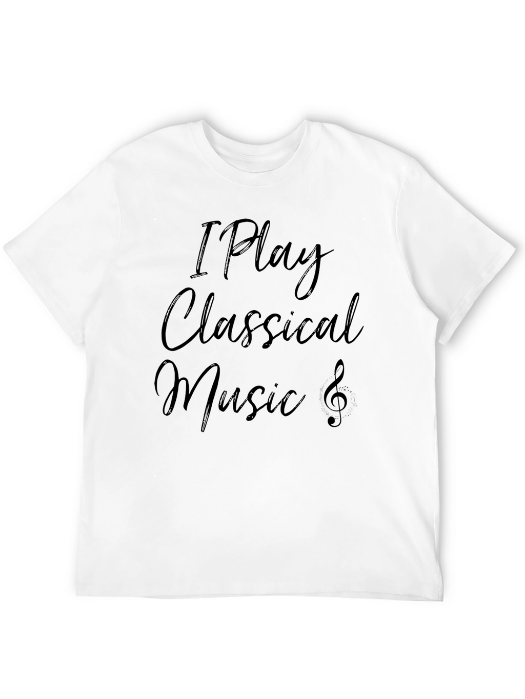 I Play Classical Music Black T-Shirt