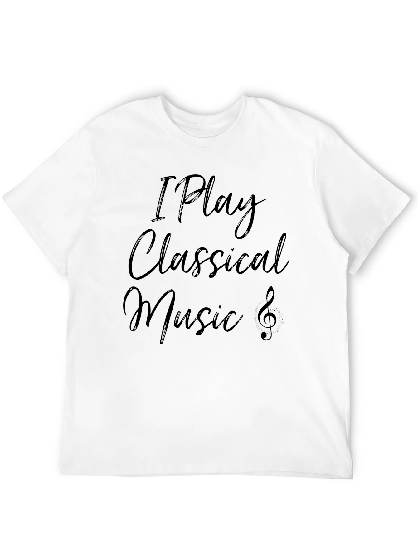I Play Classical Music Black T-Shirt