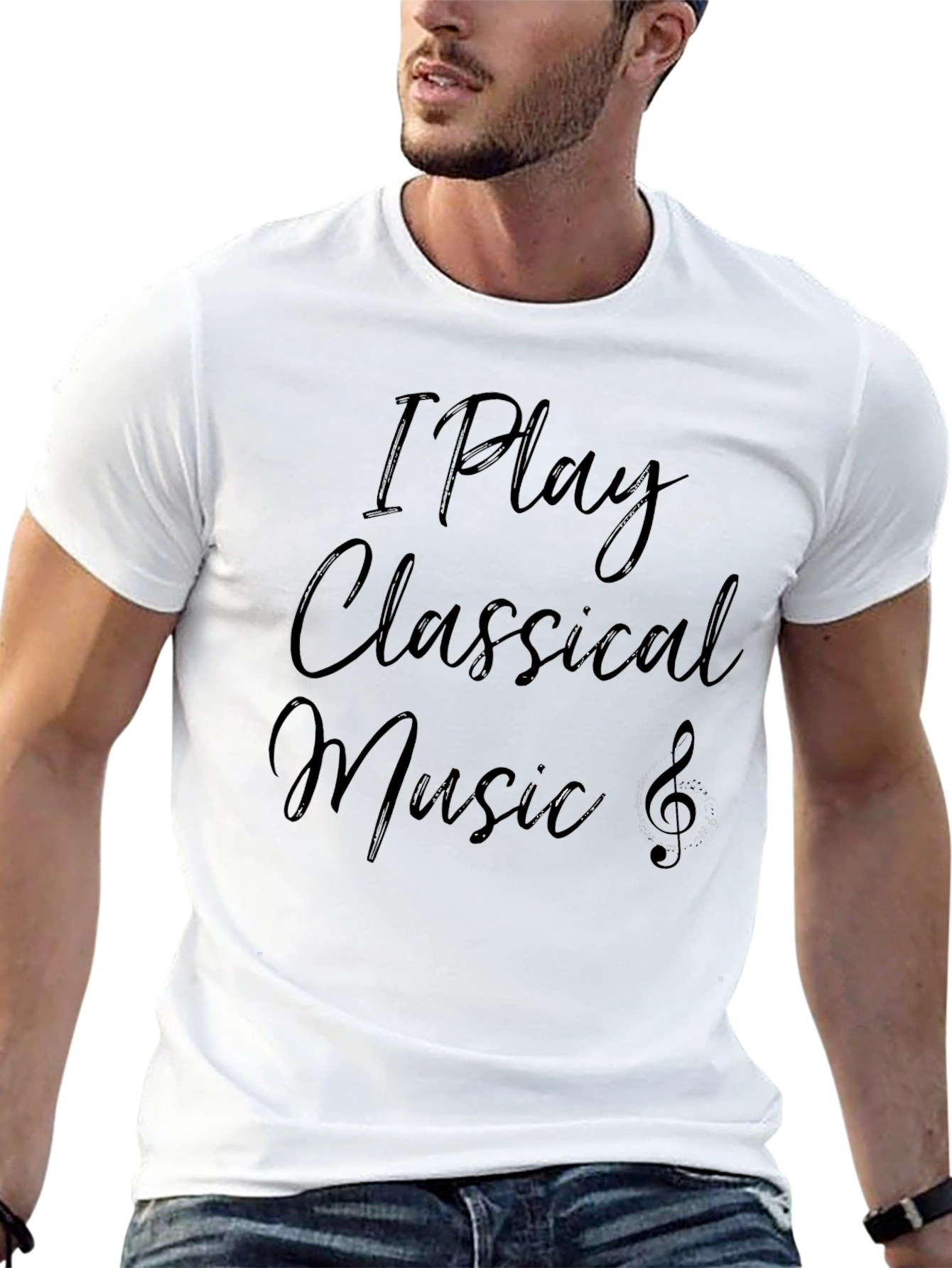 I Play Classical Music Black T-Shirt