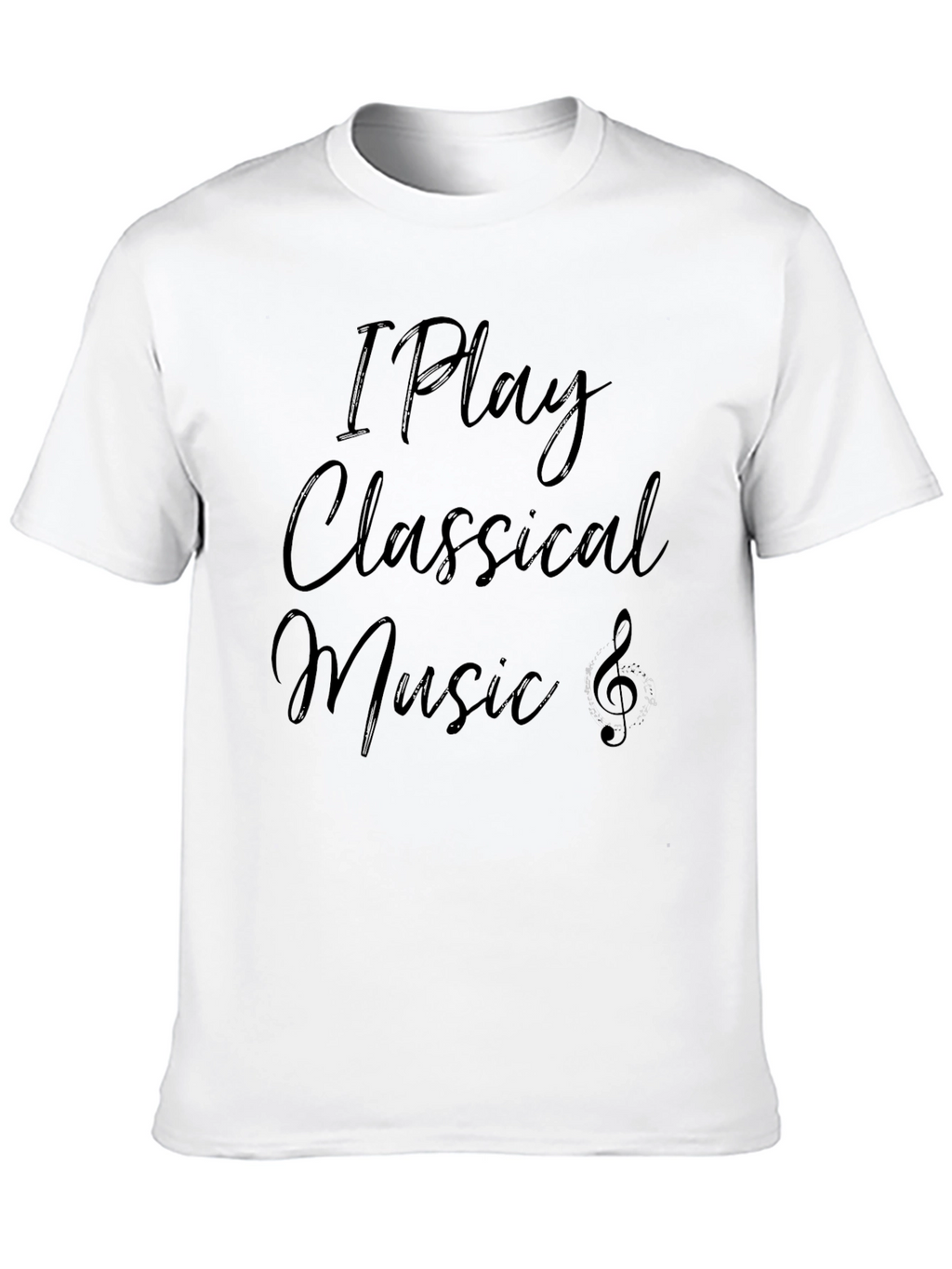 I Play Classical Music Black T-Shirt