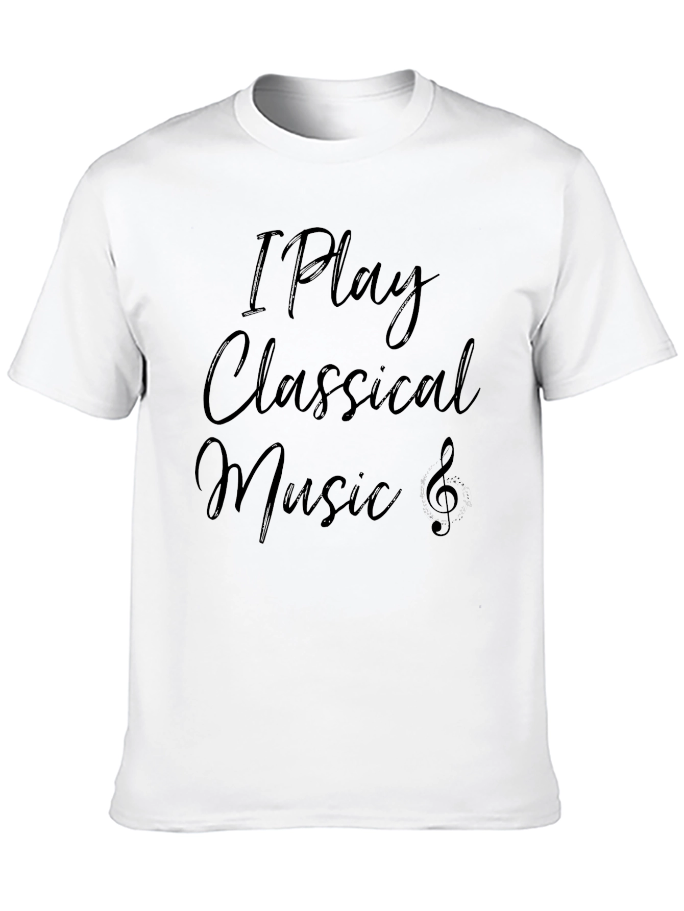I Play Classical Music Black T-Shirt