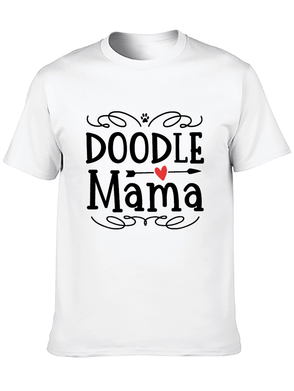 Doodle Mama Black T-Shirt - Dog Lover Tee