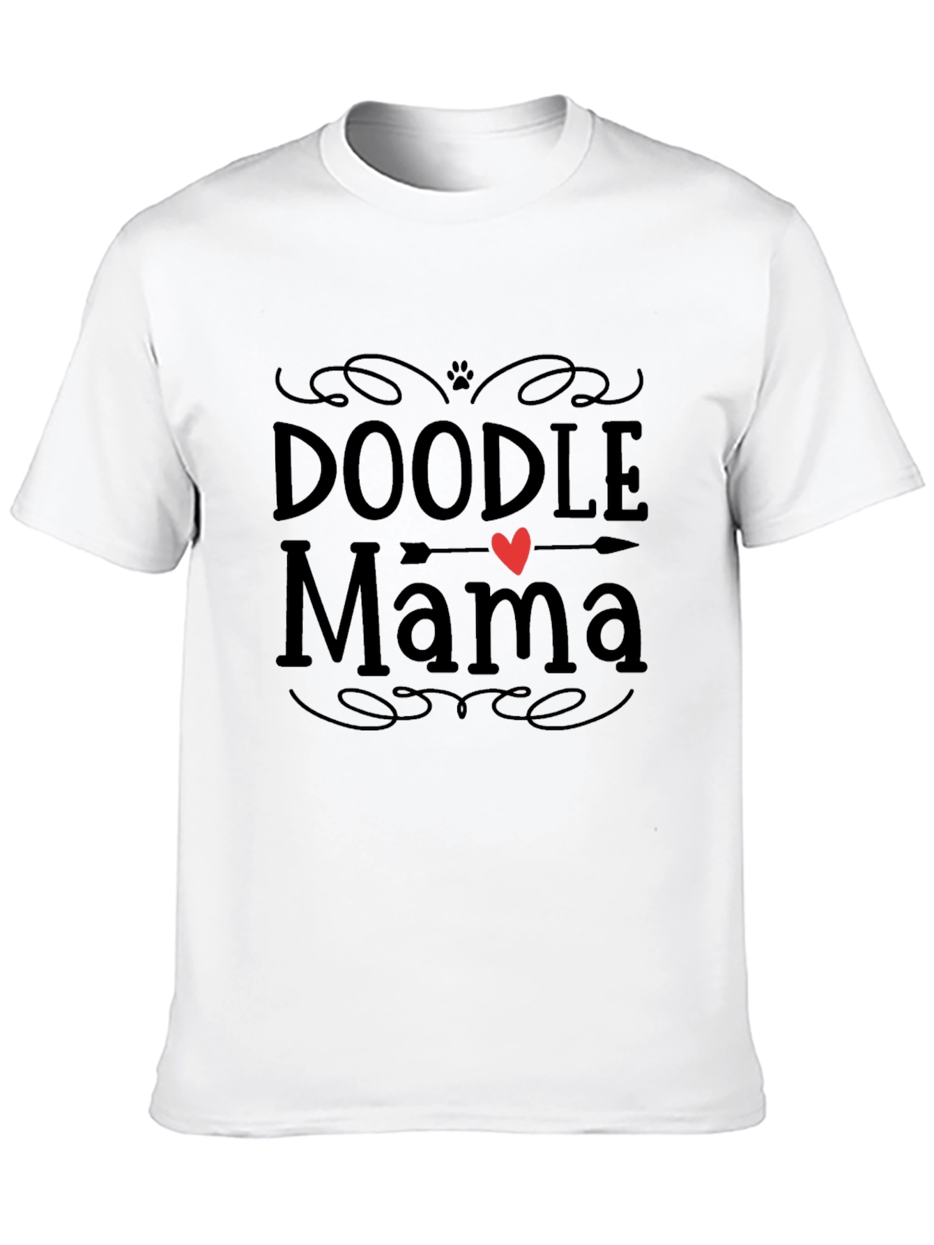 Doodle Mama Black T-Shirt - Dog Lover Tee