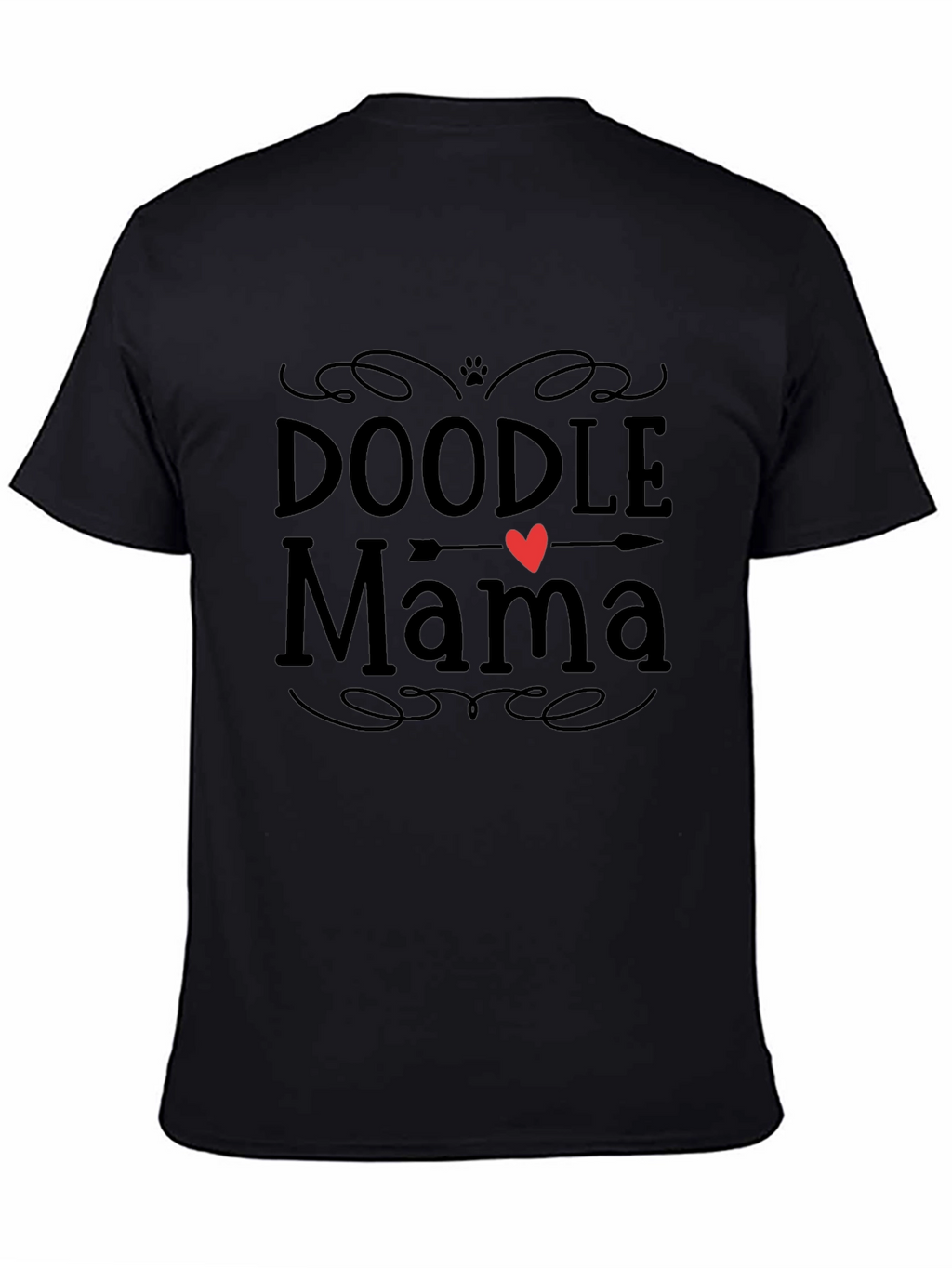 Doodle Mama Black T-Shirt - Dog Lover Tee