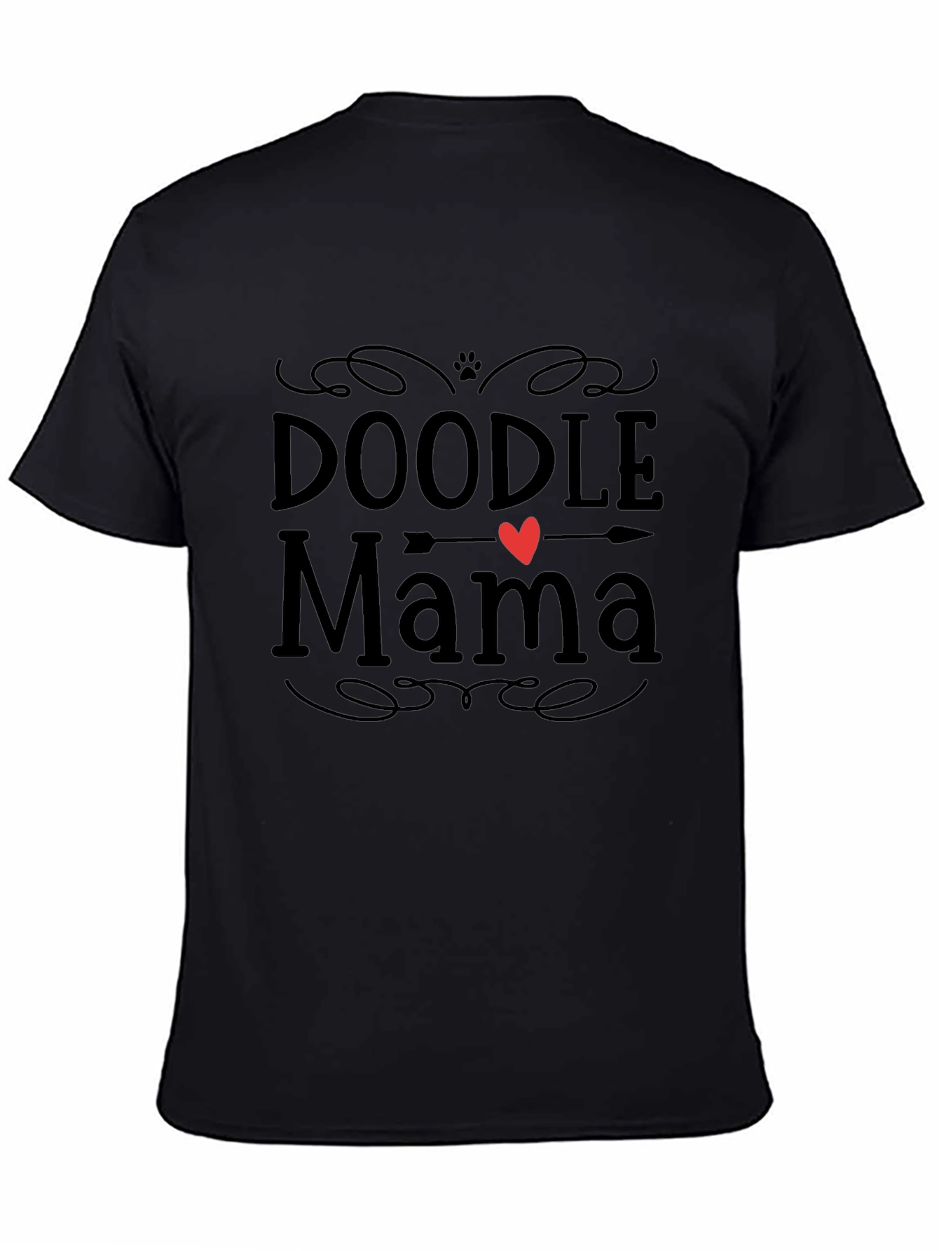 Doodle Mama Black T-Shirt - Dog Lover Tee