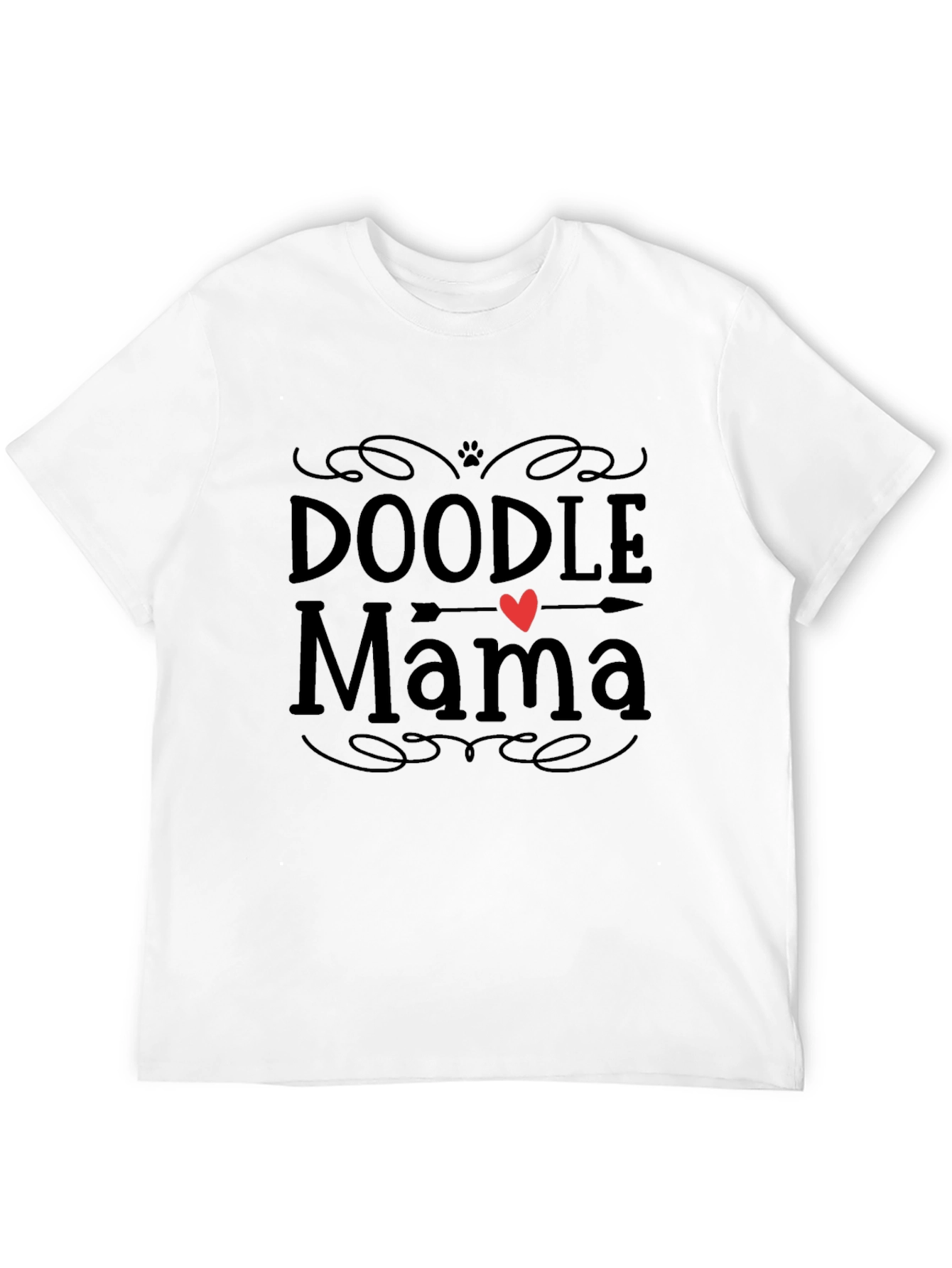Doodle Mama Black T-Shirt - Dog Lover Tee