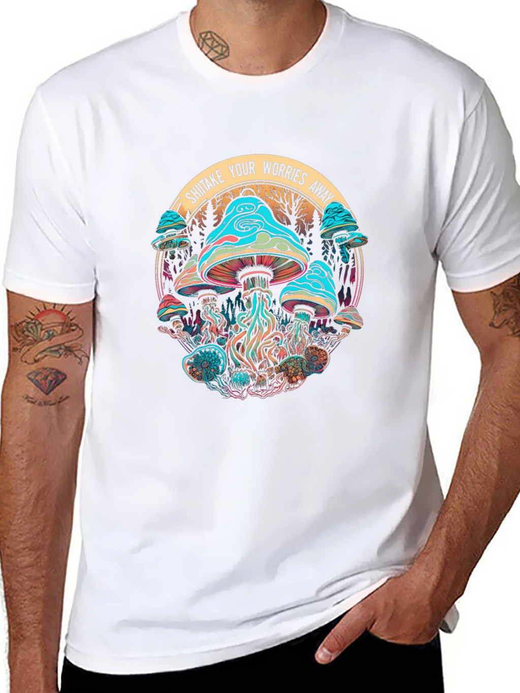 Shiitake Your Worries Away T-Shirt