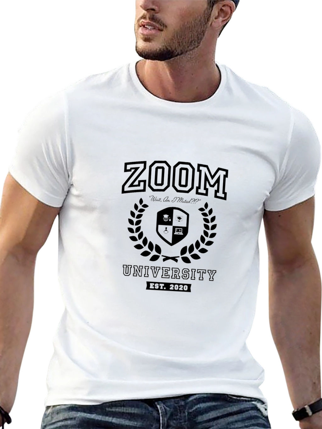 Zoom University Black T-Shirt - Est. 2020