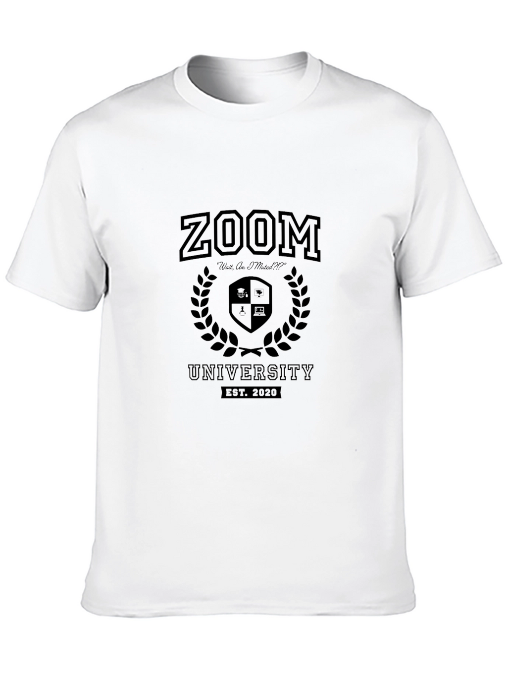 Zoom University Black T-Shirt - Est. 2020
