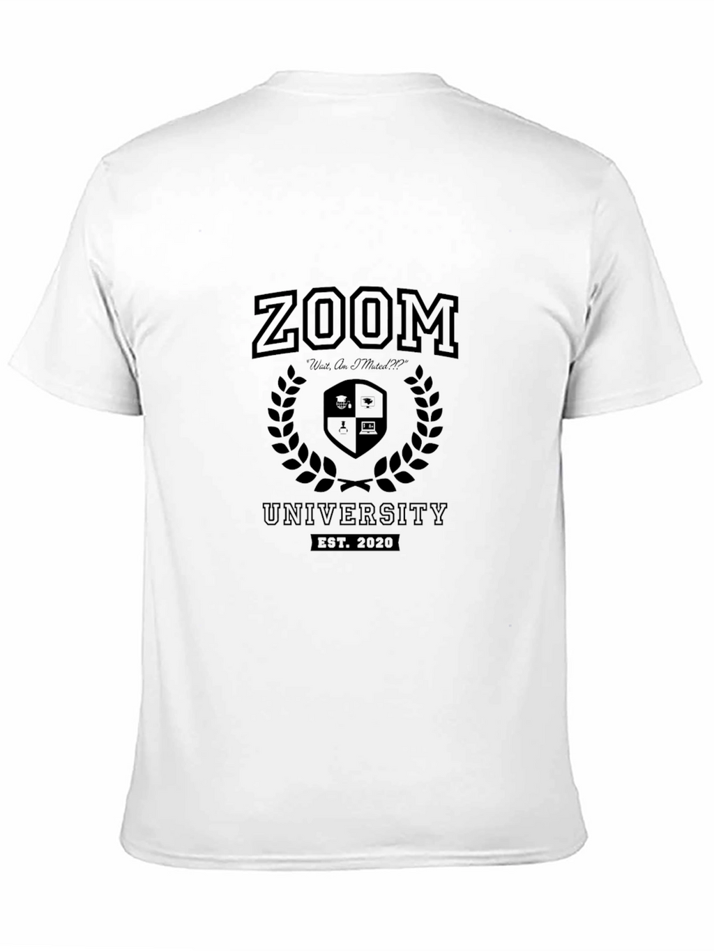 Zoom University Black T-Shirt - Est. 2020