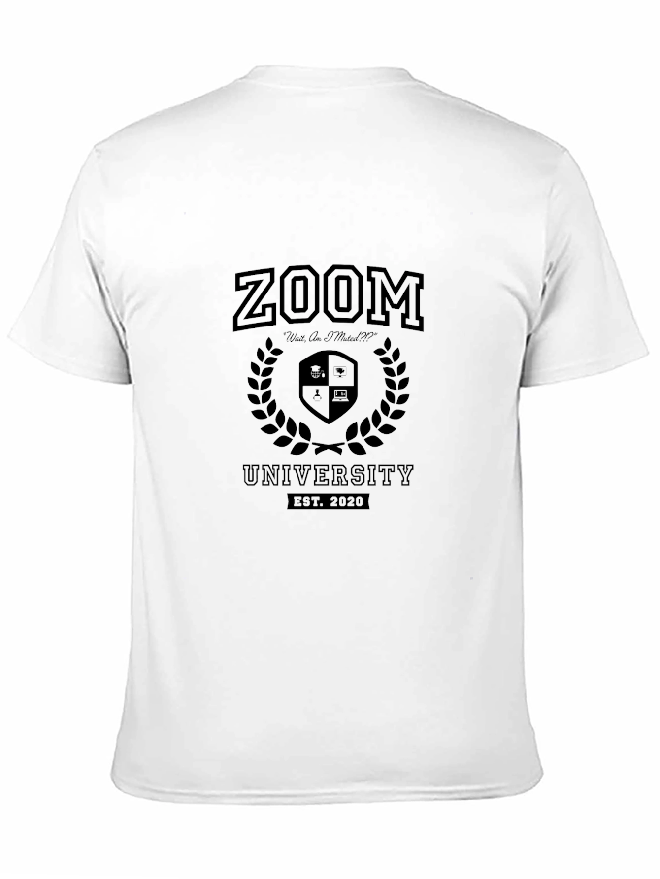 Zoom University Black T-Shirt - Est. 2020