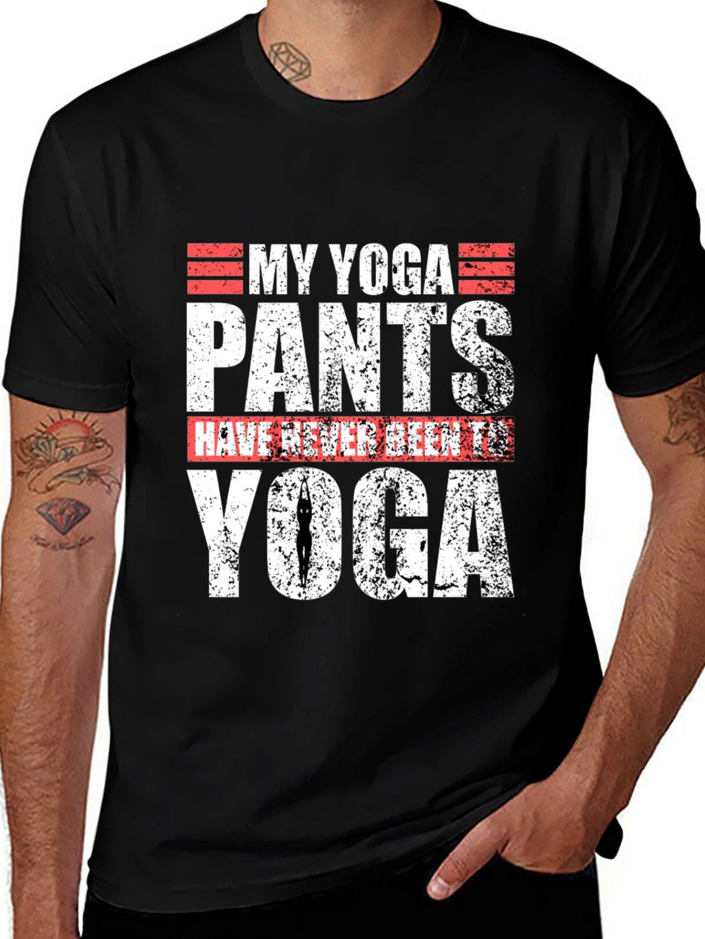 Funny Yoga Pants Graphic Tee