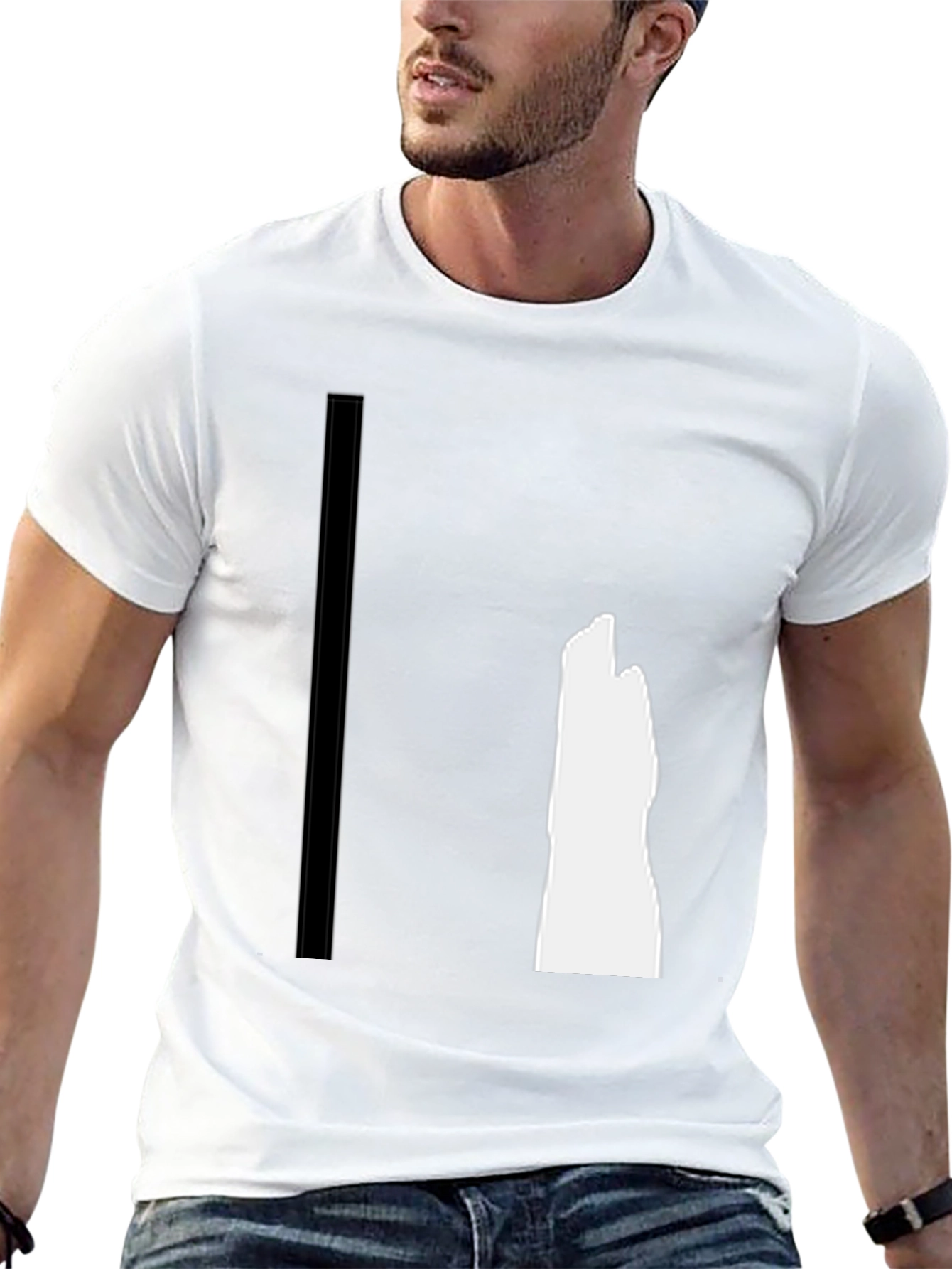 Modern Graphic T-Shirt - Minimalist Design