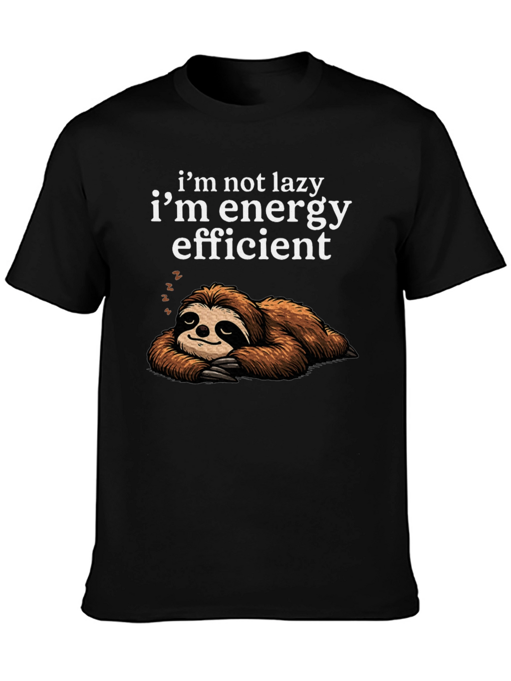 Energy Efficient Sloth Graphic Tee