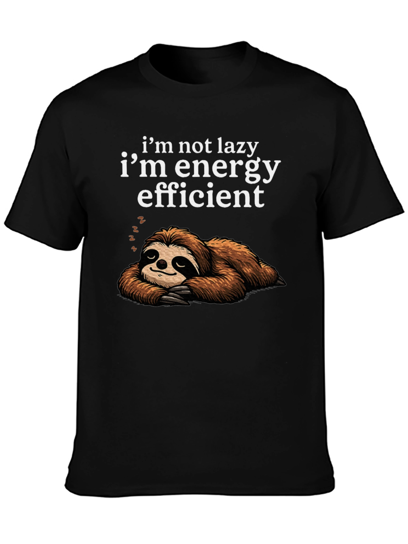 Energy Efficient Sloth Graphic Tee