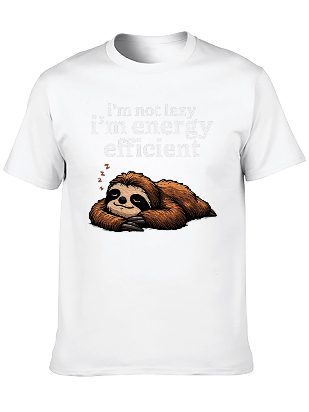 Energy Efficient Sloth Graphic Tee