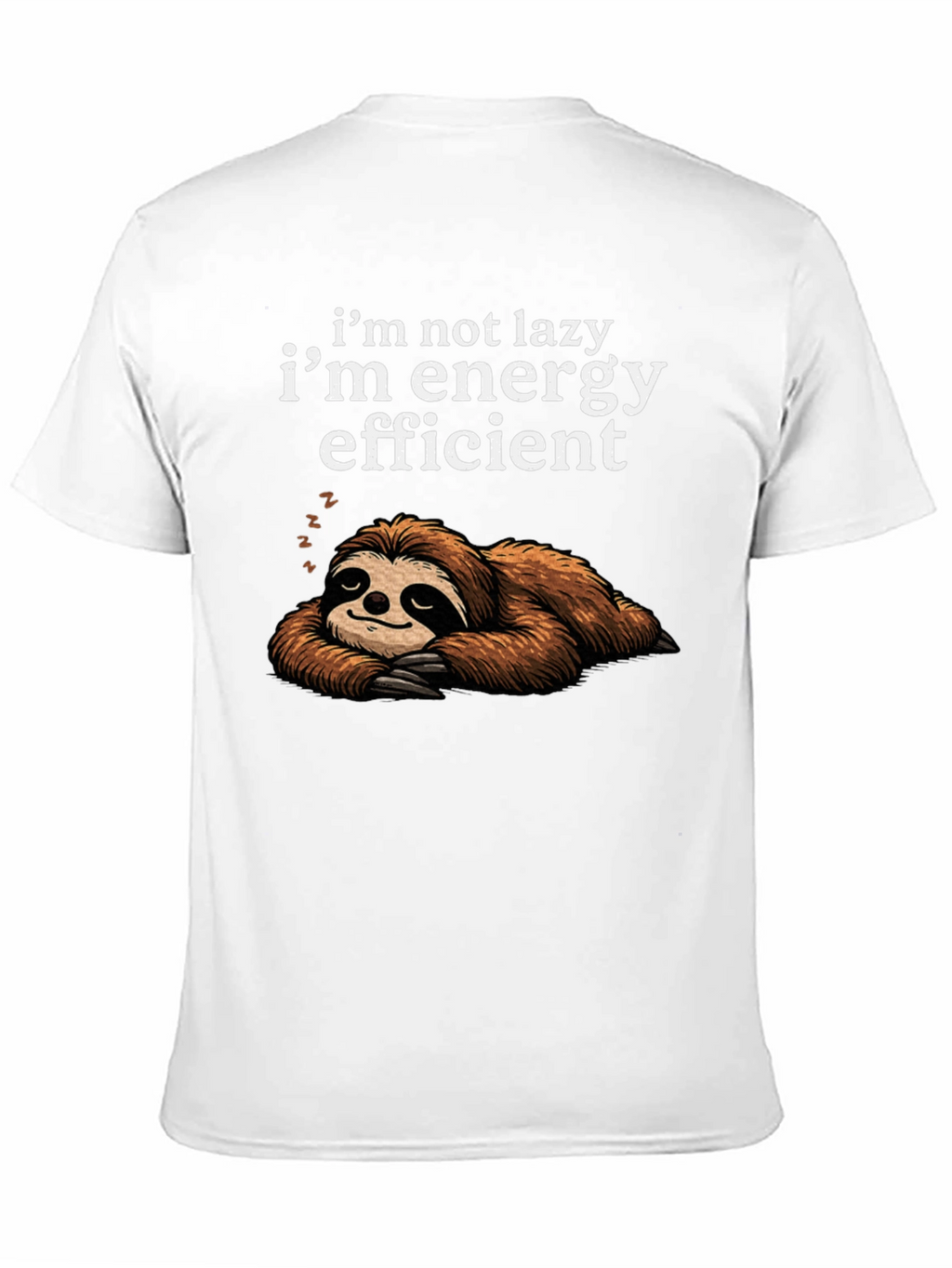 Energy Efficient Sloth Graphic Tee