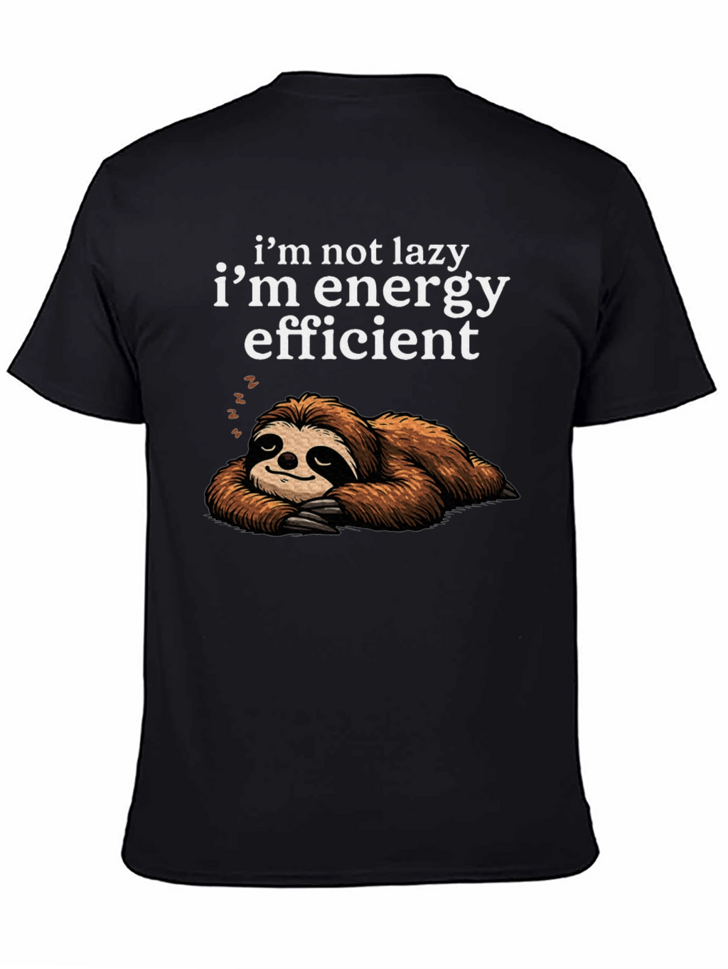 Energy Efficient Sloth Graphic Tee