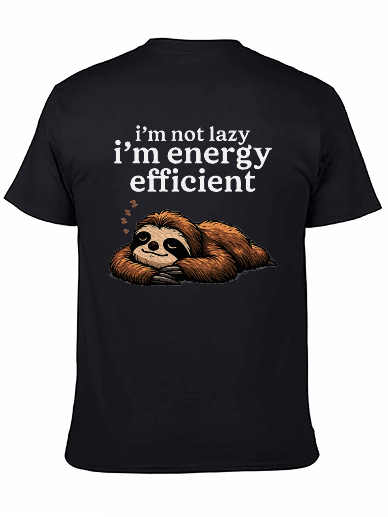 Energy Efficient Sloth Graphic Tee